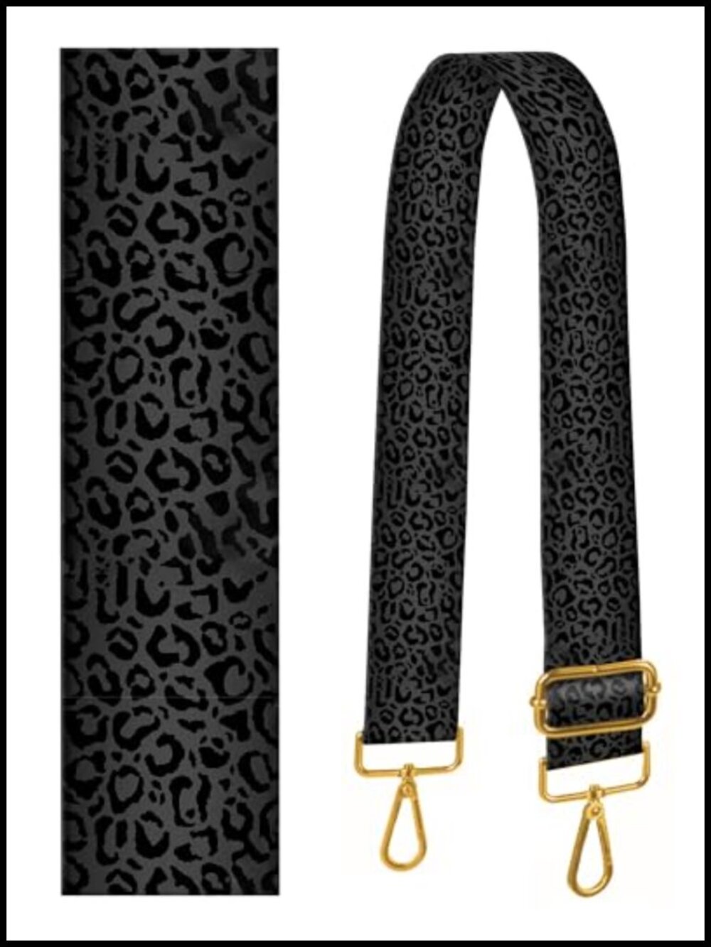 Wide Purse Strap Replacement Crossbody Shoulder Strap Adjustable Fabric
